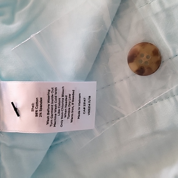 NWT! Talbot's Aqua Girlfriend Chino - Picture 6 of 7